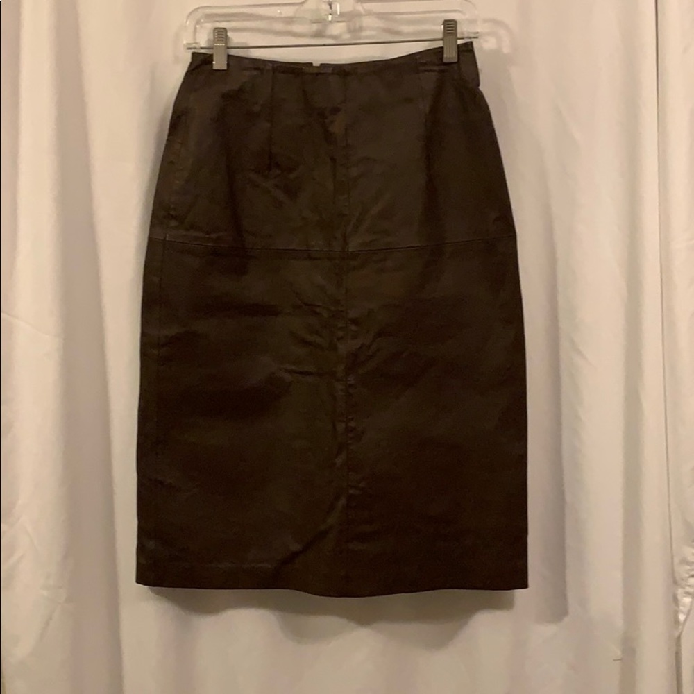 Leather skirt